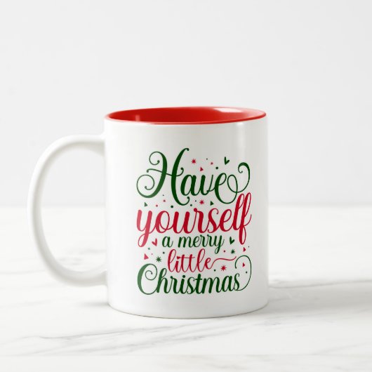 Holiday Coffee Tasse (Links)