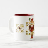Holiday Coffee Tasse-Christmas Nutcracker Zweifarbige Tasse (Vorderseite Links)