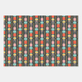 Holiday Colorful Nutcracker Geschenkpapier Set (Vorderseite 2)