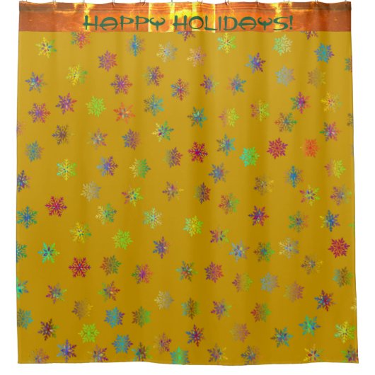 Holiday Colors Duschvorhang (Vorderseite)