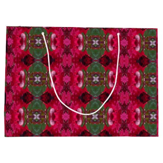 Holiday Colors Kaleidoskop Große Geschenktüte (Rückseite)