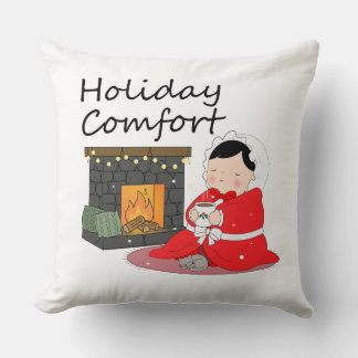 Holiday Comfort - Christmas themed Throw Pillow Kissen