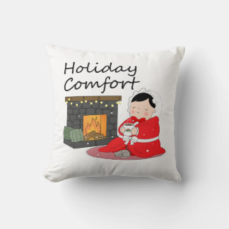 Holiday Comfort - Christmas themed Throw Pillow Kissen