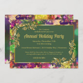 Holiday Confetti Party Einladung (Vorne/Hinten)