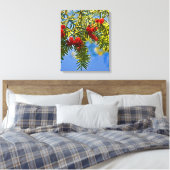 Holiday Conifers Leinwanddruck (Insitu (Schlafzimmer))