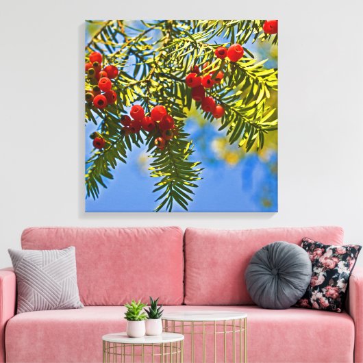 Holiday Conifers Leinwanddruck (Insitu (Wohnzimmer))