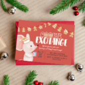 Holiday Cookie Austausch niedliche Maus Einladung