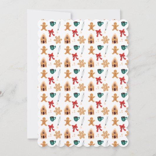 Holiday Cookie Exchange Party Weihnachten Niedlich Einladung