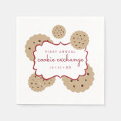 Holiday Cookie Exchange Personalisiert Serviette (Vorderseite)