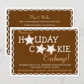 Holiday Cookie Exchange Sugar Cookie Einladung (Vorne/Hinten)