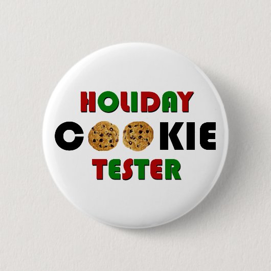 Holiday Cookie Tester Button (Vorderseite)