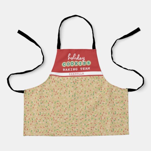 Holiday Cookies Backteam All-over Print-Schürze Schürze (Vorderseite)