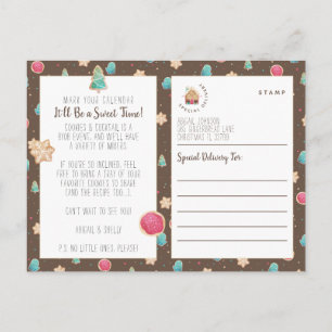 Holiday Cookies & Cocktails Party einladen Postkarte