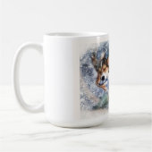 Holiday Corgi Welpe Kaffeetasse (Links)