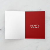 Holiday Cow Feiertagskarte (Innenseite)