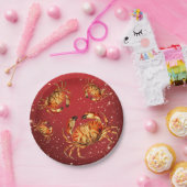 Holiday Crabs Pappteller (Party)