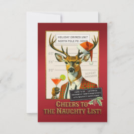 Holiday Crimes Unit – Reindeer Repeat Offender Einladung