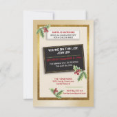 Holiday Crimes Unit – Reindeer Repeat Offender Einladung (Rückseite)