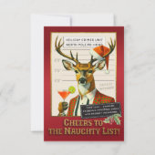 Holiday Crimes Unit – Reindeer Repeat Offender Einladung (Vorderseite)