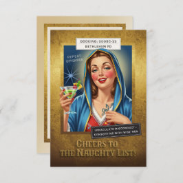 Holiday Crimes Unit – Virgin Mary, Naughty or Nice Einladung