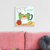Holiday Cup mit Minze Kakao Leinwanddruck (Insitu (Wohnzimmer))