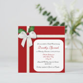 Holiday Custom Bridal Dusche Einladung (Stehend Vorderseite)