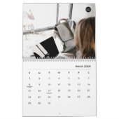 Holiday Custom Corporate Logo Business Fotos Kalender (Mär 2026)