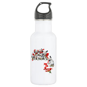 Holiday Dalmatien Welpen mit Red Ribbon Trinkflasche