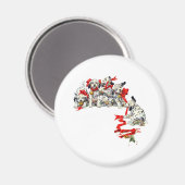 Holiday Dalmatiner Pups Magnet (Vorderseite/Rückseite)