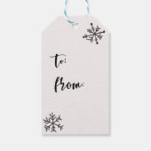 Holiday Danke a Latte Geschenkanhänger (Rückseite)