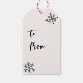 Holiday Danke a Latte Geschenkanhänger (Rückseite)