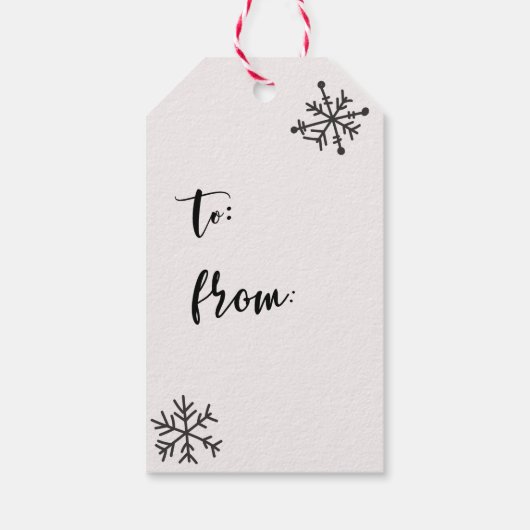 Holiday Danke a Latte Geschenkanhänger (Rückseite)