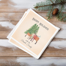 Holiday Dee im Schnee Personalisiert Serviette