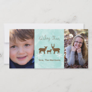 Holiday Deer Feiertagskarte