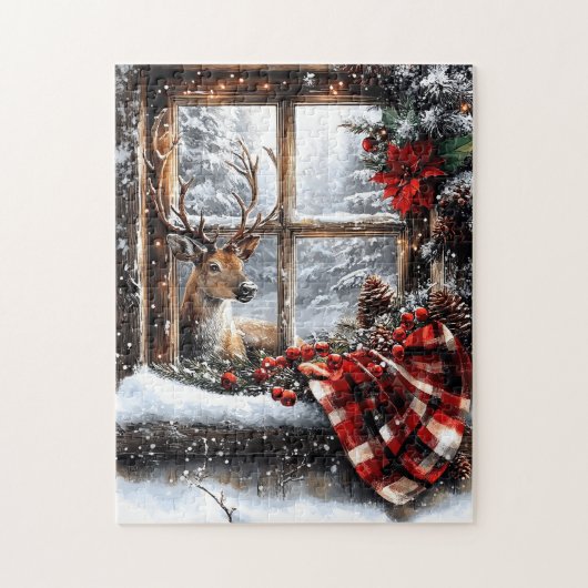Holiday Deer Game Puzzle (Vertikal)