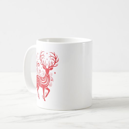 Holiday Deer Kaffeetasse (Vorderseite Links)