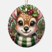 Holiday Deer Keramik Ornament (Links)
