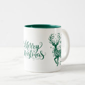 Holiday Deer Zweifarbige Tasse (VorderseiteRechts)