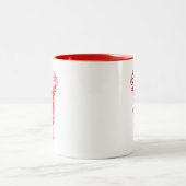 Holiday Deer Zweifarbige Tasse (Mittel)