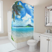 Holiday destination duschvorhang (Beispiel)