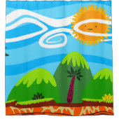 Holiday destination duschvorhang (Vorderseite)