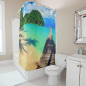 Holiday destination duschvorhang (Beispiel)