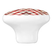 Holiday Diamond Pattern Keramikknauf (Seitenansicht)