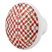 Holiday Diamond Pattern Keramikknauf (Rechts)