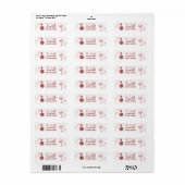 Holiday Disco Address Labels (Vorne)