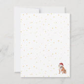 Holiday Dog Gold Saison Gruß (Rückseite)