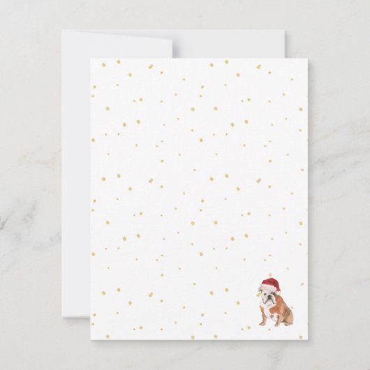 Holiday Dog Gold Saison Gruß (Rückseite)