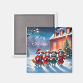 Holiday Dogs Magnet (Vorderseite/Rückseite)