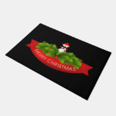 Holiday Doormat Weihnachtspenguin Fußmatte (Schrägansicht)