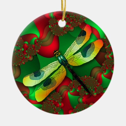 Holiday Dragonfly Ornament (Vorne)
